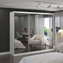 Ver imagem 1 de Guarda-Roupa Casal com Espelho 3 Portas de Correr MDFmm774E3 Espresso Móveis