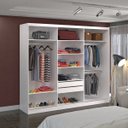 Ver imagem 2 de Guarda-Roupa Casal com Espelho 3 Portas de Correr MDFmm774E3 Espresso Móveis