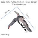 Ver imagem 3 de Saca-rolha Pulltex Clickcut Monza Carbon Effect Corkscrew