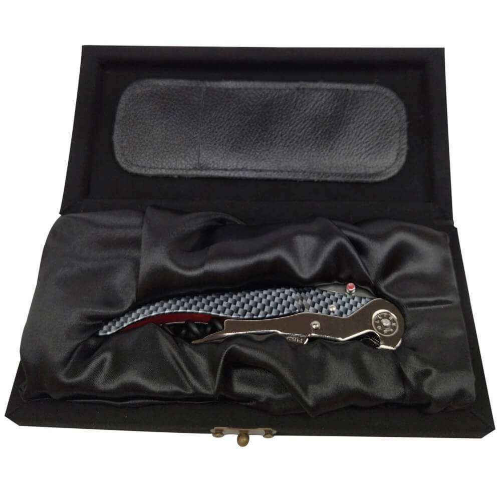 Saca-rolha Pulltex Clickcut Monza Carbon Effect Corkscrew - 2