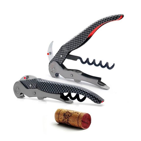 Saca-rolha Pulltex Clickcut Monza Carbon Effect Corkscrew