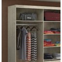 Ver imagem 5 de Guarda-Roupa Casal com Espelho 3 Portas de Correr MDFMM774E3 Espresso Móveis Bege/Marfim Areia