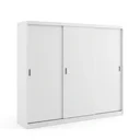 Ver imagem 7 de Guarda-Roupa Casal 3 Portas de Correr 2 Gavetas Espresso Móveis Branco