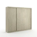 Ver imagem 6 de Guarda-Roupa Casal 3 Portas de Correr 2 Gavetas MDFMM7318 Espresso Móveis Bege/Marfim Areia