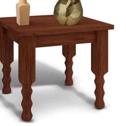Mesa De Canto Madeira Maciça Mel Sevilha Belini Móveis - 3