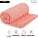Ver imagem 1 de Manta Cobertor Casal 180x220cm Microfibra Soft Macia Camesa