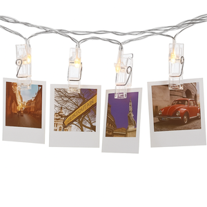 Varal Cordão de Luz de Led C/ Pregador Decorativo para Fotos