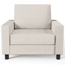 Ver imagem 6 de Kit 2 Poltronas Decorativas para e Recepção Malta L02 Linho Cru - Lyam Decor