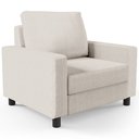 Ver imagem 3 de Kit 2 Poltronas Decorativas para e Recepção Malta L02 Linho Cru - Lyam Decor