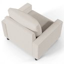 Ver mais imagens de Kit 2 Poltronas Decorativas para e Recepção Malta L02 Linho Cru - Lyam Decor