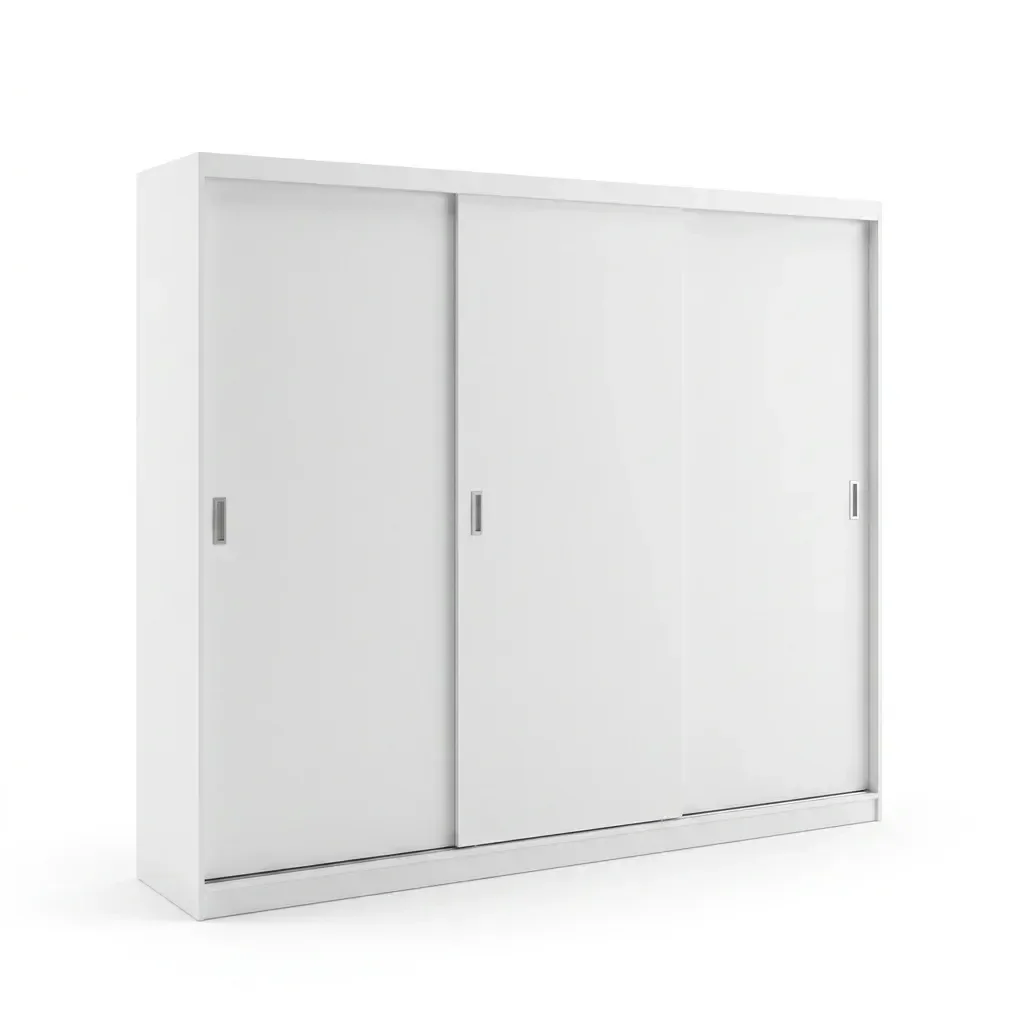 Ver imagem 6 de Guarda-Roupa Casal 3 Portas de Correr 2 Gavetas MDFMM7320 Espresso Móveis Branco