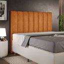 Ver imagem 2 de Cabeceira Cama Box Casal 140 cm Dália W01 Couríssimo Canela- Lyam Decor