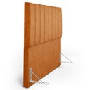 Ver imagem 6 de Cabeceira Cama Box Casal 140 cm Dália W01 Couríssimo Canela- Lyam Decor