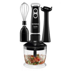 Mixer Turbo Mondial 3 em 1 Preto 350w 127v M-14