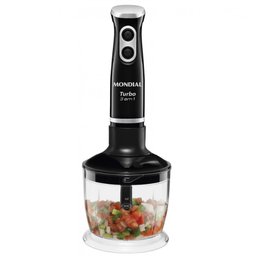 Mixer Turbo Mondial 3 em 1 Preto 350w 127v M-14 - 2