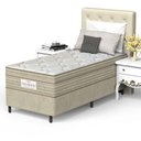 Ver imagem 2 de Conjunto Box Solteiro Mola Ensacada Prodormir Outback New Bege