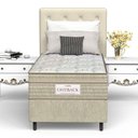 Ver imagem 3 de Conjunto Box Solteiro Mola Ensacada Prodormir Outback New Bege