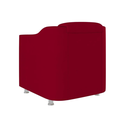 Ver imagem 5 de Kit 10 Poltronas Decorativa Reforçada Recepção Clinica Salão Suede:vermelho