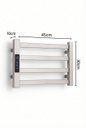 Ver imagem 3 de Toalheiro Elétrico Aço Inox Térmico Display Digital 30x45 - Cromado - 220v