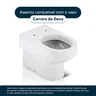 Assento Sanitario com Amortecedor Carrara Cinza Real para Vaso Deca - 3