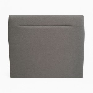 Cabeceira Cama Box Casal Estofada Cinza Clean 140cm