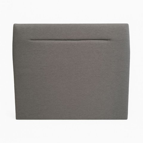 Cabeceira Cama Box Casal Estofada Cinza Clean 140cm