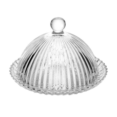 Prato para Doce com Tampa Renaissance 14,4cm X 14,4cm X 9,5cm Cristal - Lyor