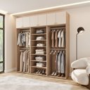 Ver imagem 1 de Closet com Maleiro Fechado 220 cm Frame Yescasa