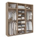 Ver imagem 3 de Closet com Maleiro Fechado 220 cm Frame Yescasa