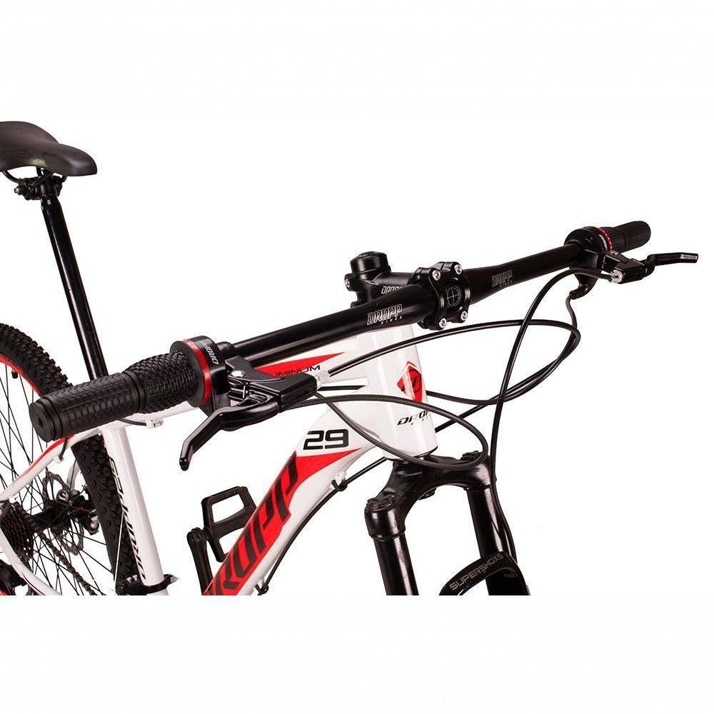 Bicicleta 29 Dropp Aluminum Freio Disco Branco+Vermelho - 4