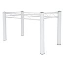 Ver imagem 2 de Pés De Mesa Para Tampo de Granito ou Vidro 1,50 Sala De Jantar Ql Branco