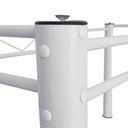 Ver imagem 4 de Pés De Mesa Para Tampo de Granito ou Vidro 1,50 Sala De Jantar Ql Branco