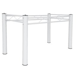 Pés De Mesa Para Tampo de Granito ou Vidro 1,50 Sala De Jantar Ql Branco - 1