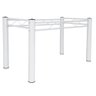 Pés De Mesa Para Tampo de Granito ou Vidro 1,50 Sala De Jantar Ql Branco - 1