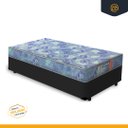 Ver imagem 2 de Cama Box Solteiro Preta + Colchão de Espuma D20 Gazin Supreme 78x188x37cm