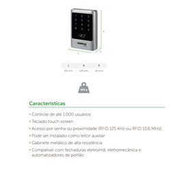 Teclado Intelbras Controlador de Acesso Sa 211 - 3