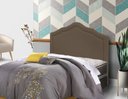Ver imagem 3 de Cabeceira Irlanda New Plus Casal 1400mm Suede Marrom Taupe - Simbal