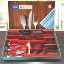 Ver imagem 6 de Faqueiro 90 Peças Conjunto de Talher Inox Faca Garfos Concha
