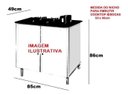 Ver imagem 6 de Multi Buffet aparador Balcão Pará retrô 3 gavetas alto cor Preto fosco PASSE BEM BRANCO / PRETO / MA
