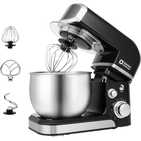 Kitchen In The Box Stand Mixer, 3.2qt, 6 Vel. 300w, Preto
