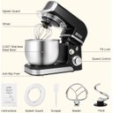 Ver imagem 3 de Kitchen In The Box Stand Mixer, 3.2qt, 6 Vel. 300w, Preto