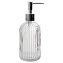 Ver imagem 5 de Porta Sabonete Líquido de Vidro Clear 500ml e Alcool em Gel de Vidro Dispensador - Panami