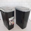 Ver imagem 4 de Lixeira com Corrediças Telescópicas Deslizantes Preto Dupla 15L para Cozinha Dimec