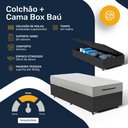 Ver imagem 6 de Cama Box Baú com Colchão de Molas Ensacadas Ortobom One Face Plenno Superpocket Solteiro 88cm