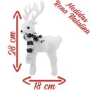 Ver imagem 3 de Boneco Natal Enfeite Natalino Rena Felpuda 28cm