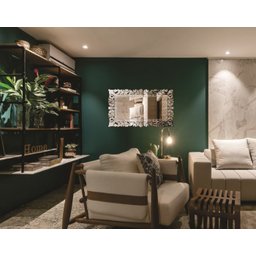Espelho Decorativo Veneziano 75x110-38.125:prata - 2