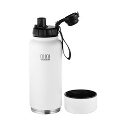 Garrafa térmica vácuo 1000ml Plus Branca – Thermics Minicool - 3