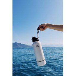 Garrafa térmica vácuo 1000ml Plus Branca – Thermics Minicool - 10