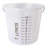 Balde Graduado Polietileno - Sem Bico - 10 Litros - Bremen - 1