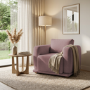 Ver imagem 1 de Poltrona Decorativa Bridge Clássica Bouclé Premium de Luxo para Sala Quarto Recepção Design Autoral